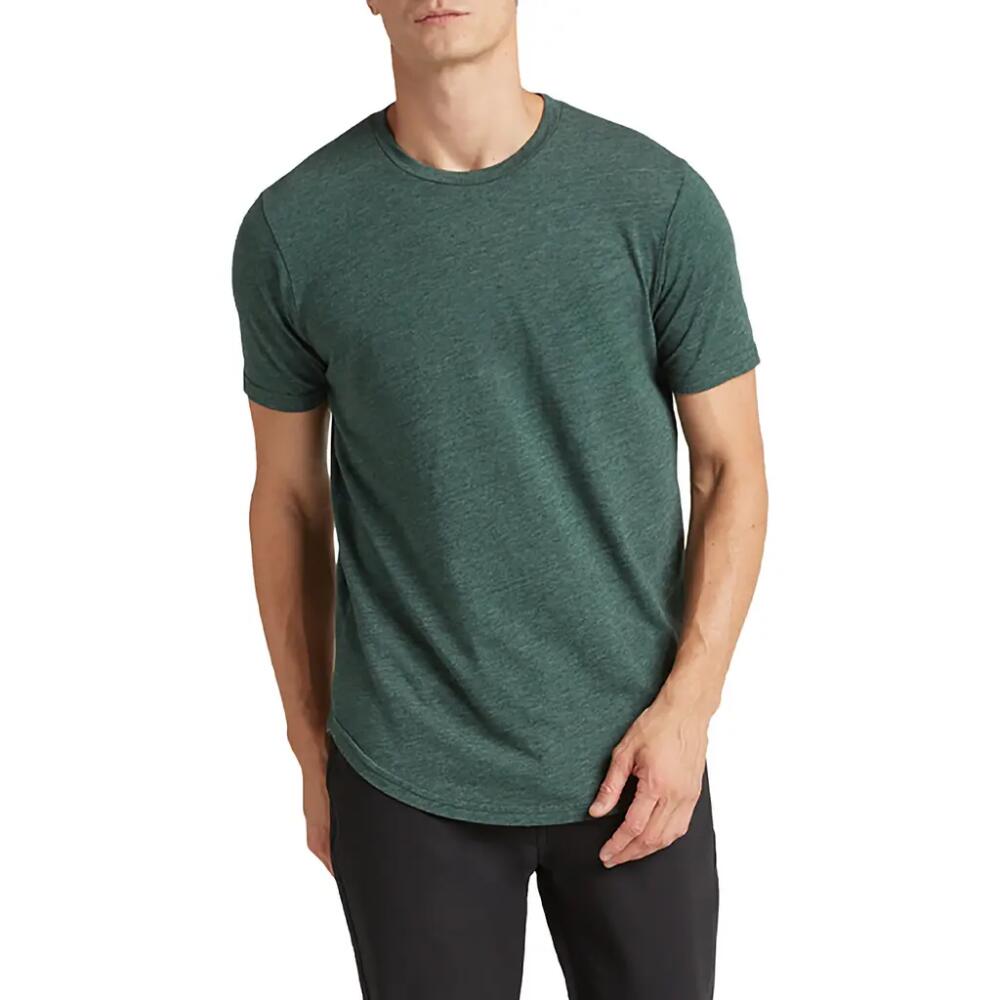 Goodlife Scallop Crewneck T-Shirt in Evergreen Cover