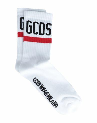 Gcds Man Socks & Hosiery White Cotton, Nylon, Lyocell Cover