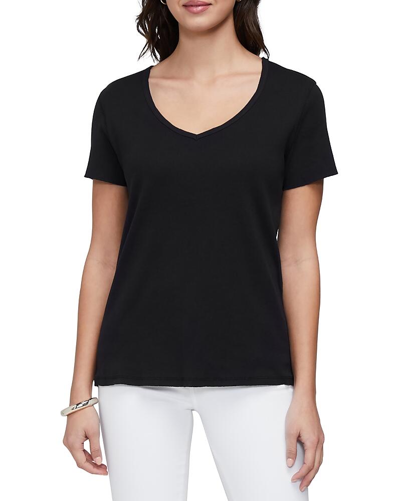 Three Dots Cotton V Neck Tee Cover