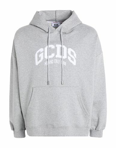 Gcds Man Sweatshirt Grey Cotton Cover