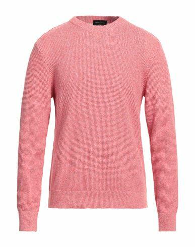 Roberto Collina Man Sweater Pink Organic cotton, Linen Cover