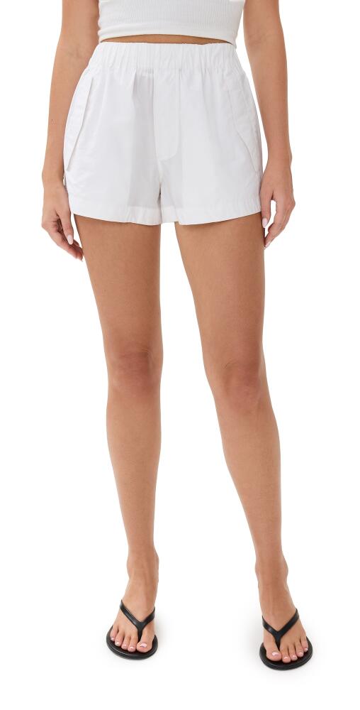 WARDROBE. NYC Beach Shorts White Cover