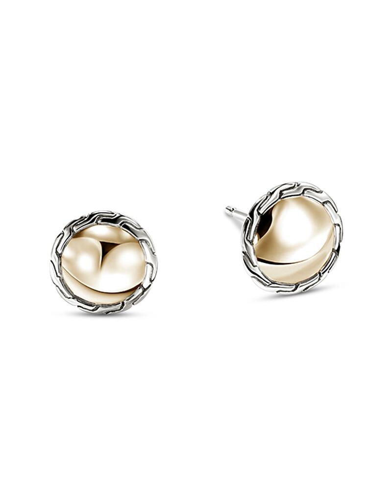 John Hardy 14K Yellow Gold & Sterling Silver Jh Essentials Stud Earrings Cover