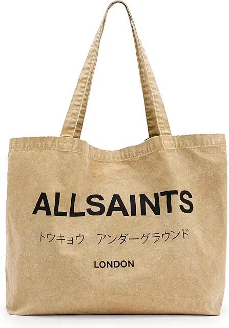 AllSaints Undrground Acid Tote (Pitt Brown) Tote Handbags Cover