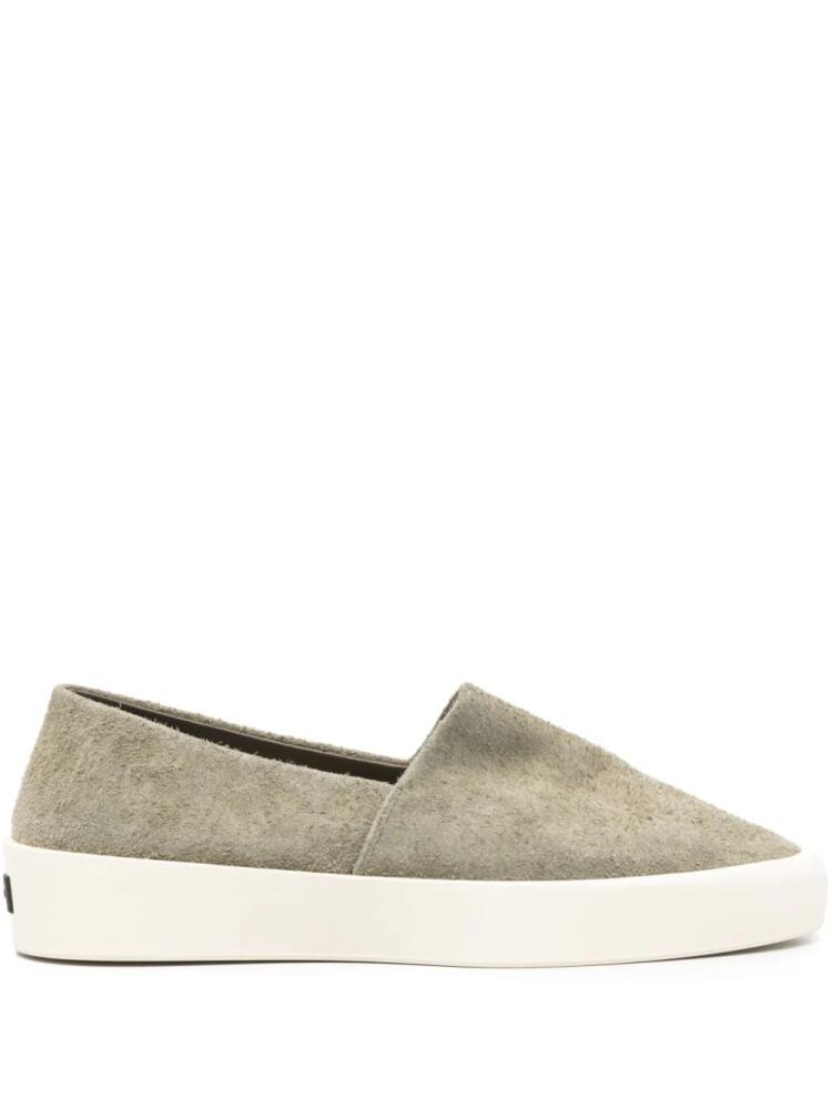 Fear Of God suede slip-on sneakers - Green Cover