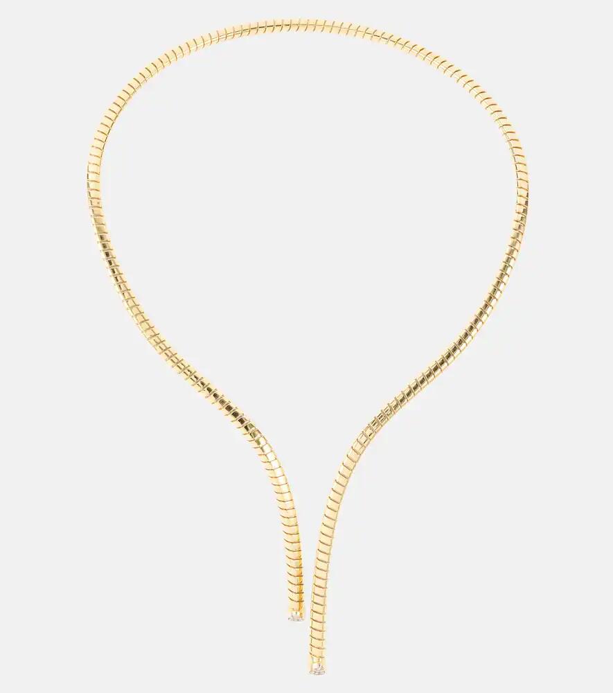 Marina B Trisolina 18kt gold necklace with diamonds Cover