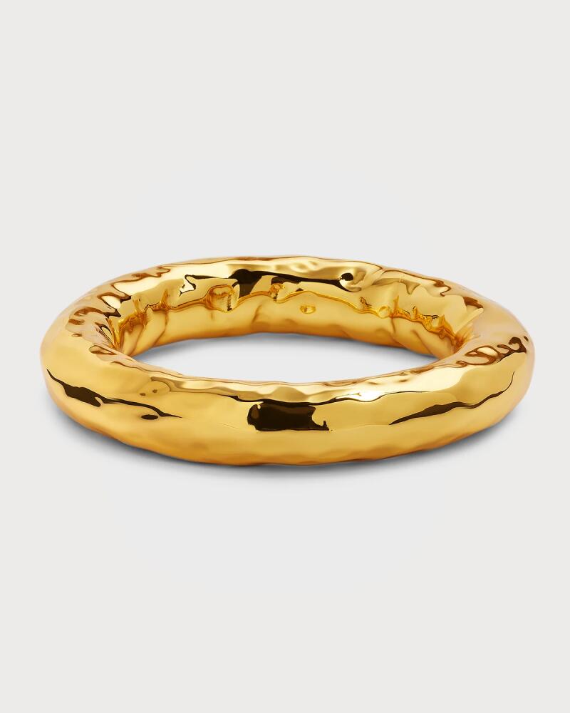 NEST Jewelry Hammered Gold Chunky Stacking Bangle Cover