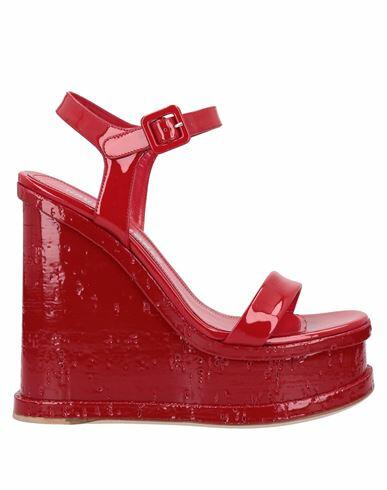 Haus Of Honey Woman Sandals Red Soft Leather Cover