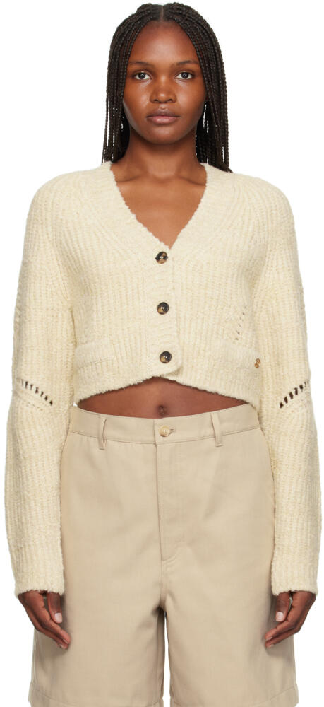 Recto Beige Button Cardigan Cover