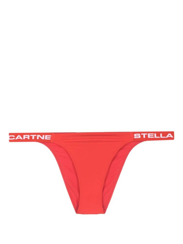 Stella McCartney logo-print bikini bottoms - Red Cover