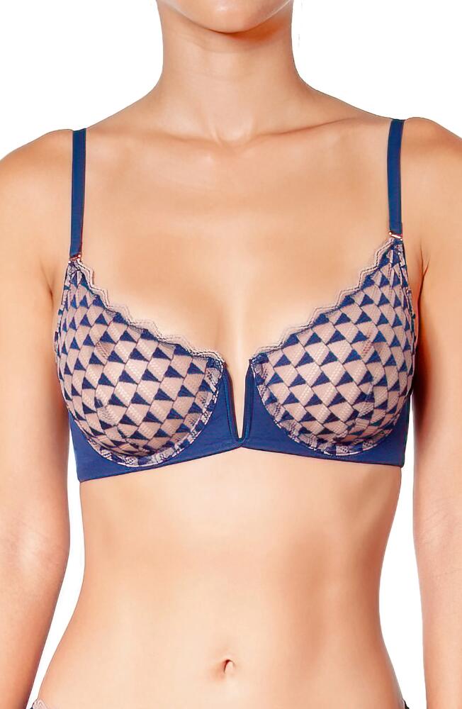 Huit Dancing Queen Underwire Balconette Bra in Navy Cover