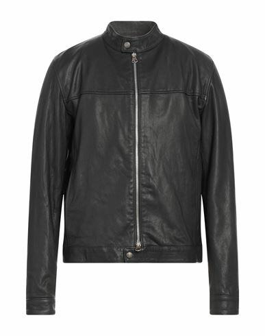 Stewart Man Jacket Black Soft Leather Cover