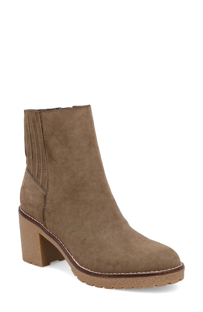 MIA Harlow Lug Sole Platform Bootie in Khaki Cover