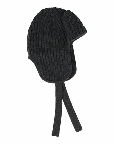 Fendi Man Hat Steel grey Virgin Wool Cover