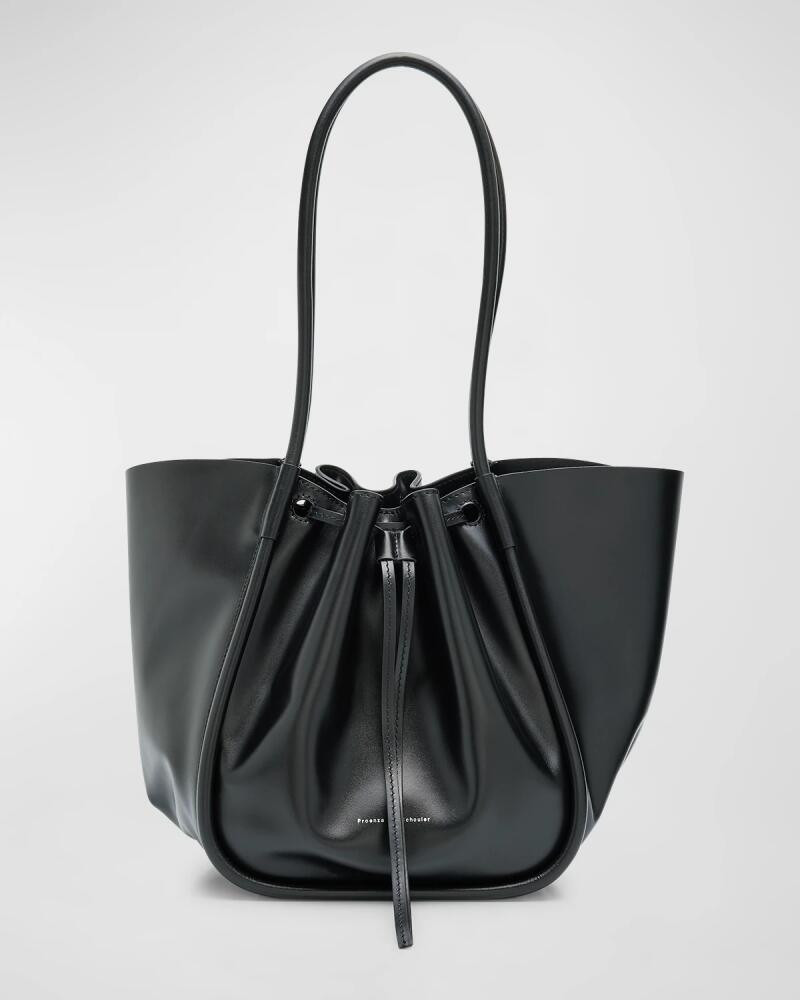 Proenza Schouler Large Ruched Calf Leather Tote Bag Cover