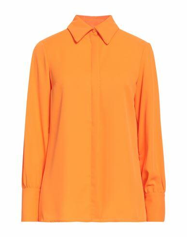 Kate By Laltramoda Woman Shirt Orange Polyester Cover