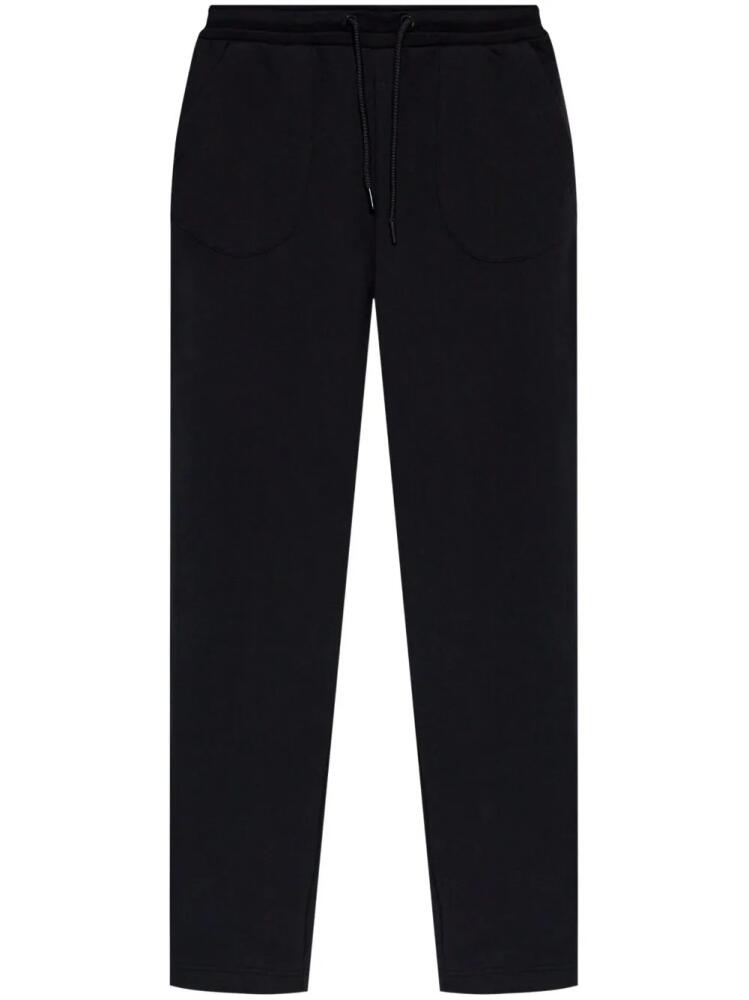 Emporio Armani logo-appliqué track pants - Black Cover