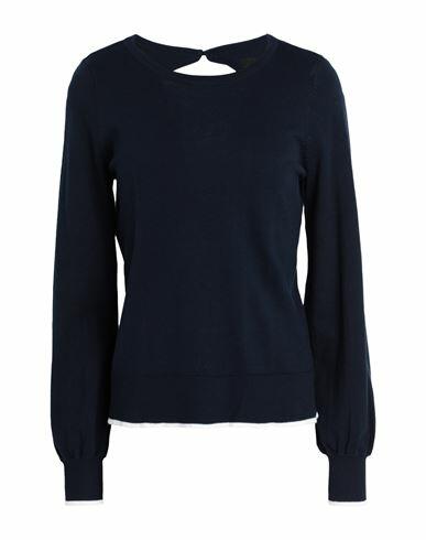 Vero Moda Woman Sweater Navy blue Cotton, Nylon Cover