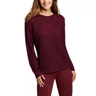 Eddie Bauer Women's Pullover Crewneck Sweater Cover