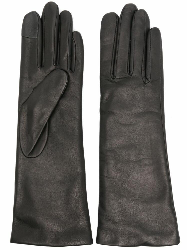 Agnelle Christina leather gloves - Black Cover