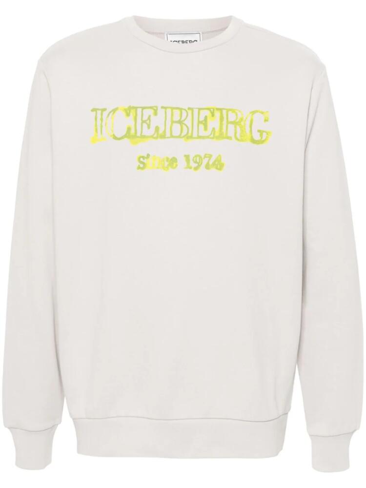 Iceberg logo-print sweatshirt - Grey Cover