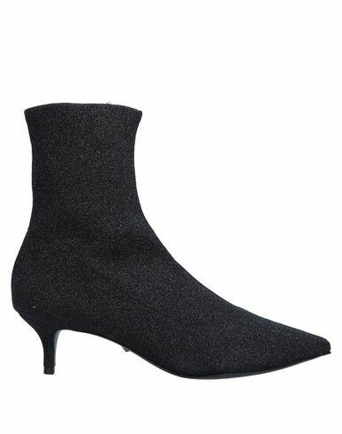 Schutz Woman Ankle boots Black Textile fibers Cover