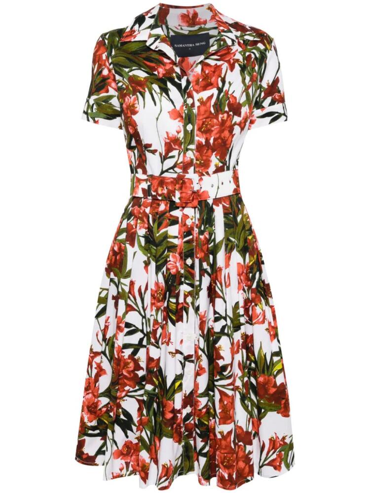 Samantha Sung Audrey floral-print dress - White Cover