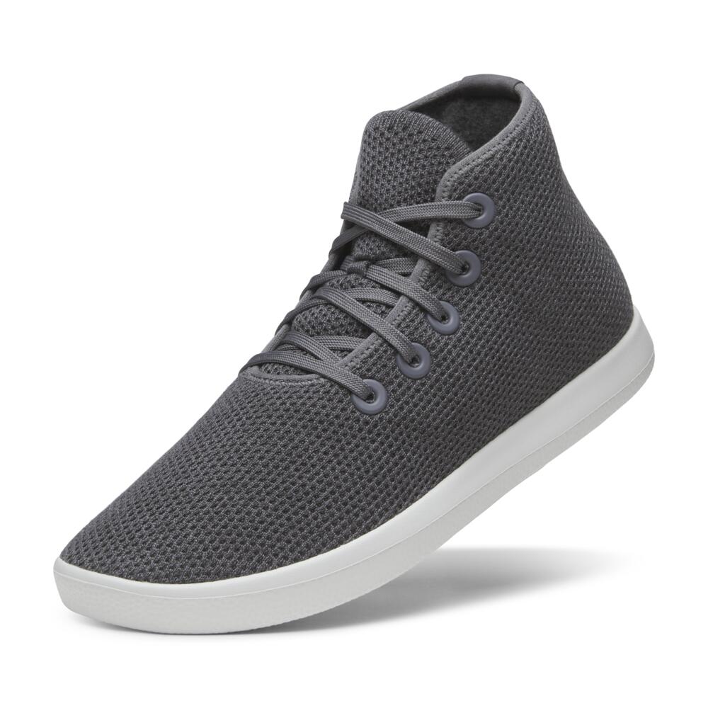 Allbirds Men's High Top Shoes, Stormy Grey Cover