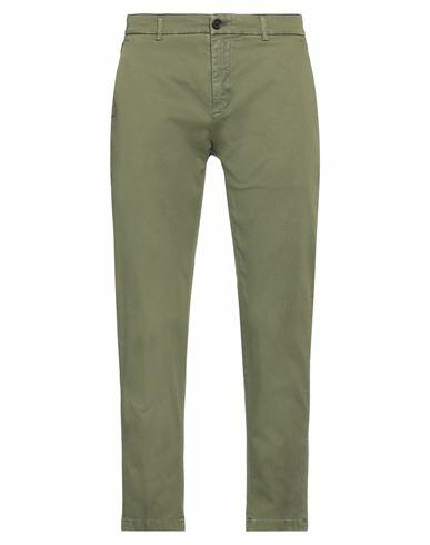 Department 5 Man Pants Military green Cotton, Elastane Cover