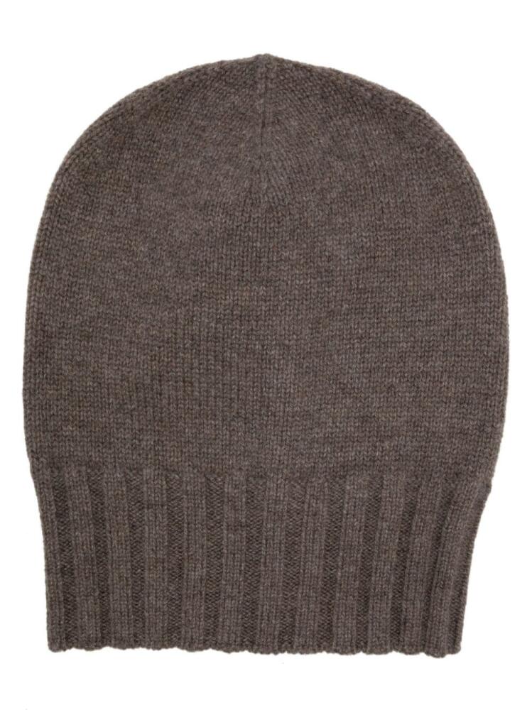 Boglioli fine-knit cashmere beanie - Brown Cover