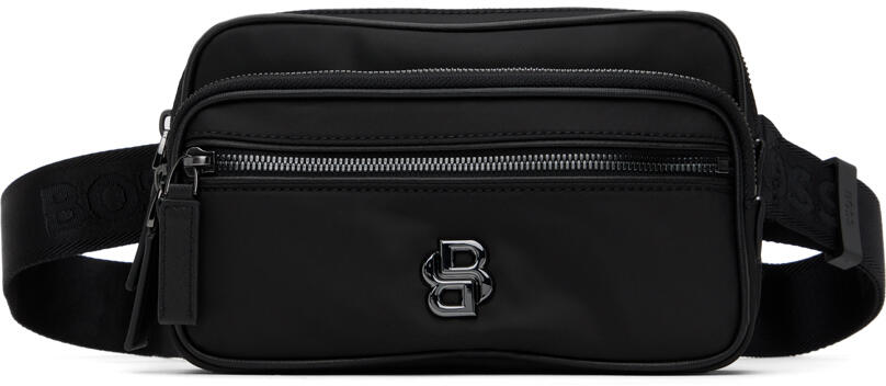 BOSS Black Twill Double B Monogram Belt Bag Cover