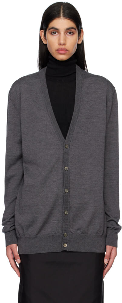 WARDROBE.NYC Gray Button Cardigan Cover