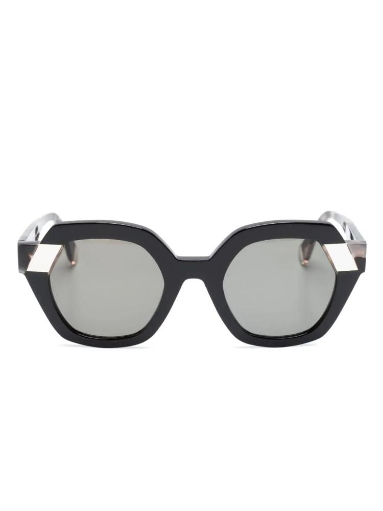 Face À Face Zaiku 2 oversize-frame sunglasses - Black Cover