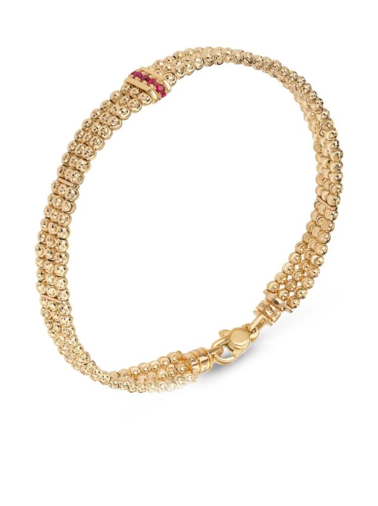 Officina Bernardi 18kt yellow gold Moon ruby bracelet Cover