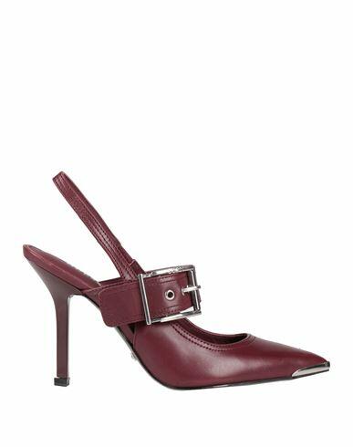 Guess Woman Pumps Burgundy Leather Cover