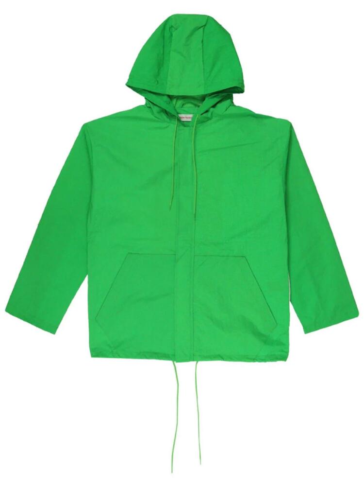 Walter Van Beirendonck graphic-print hooded jacket - Green Cover