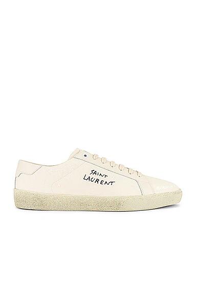 Saint Laurent SL/06 Sneaker in Ivory Cover