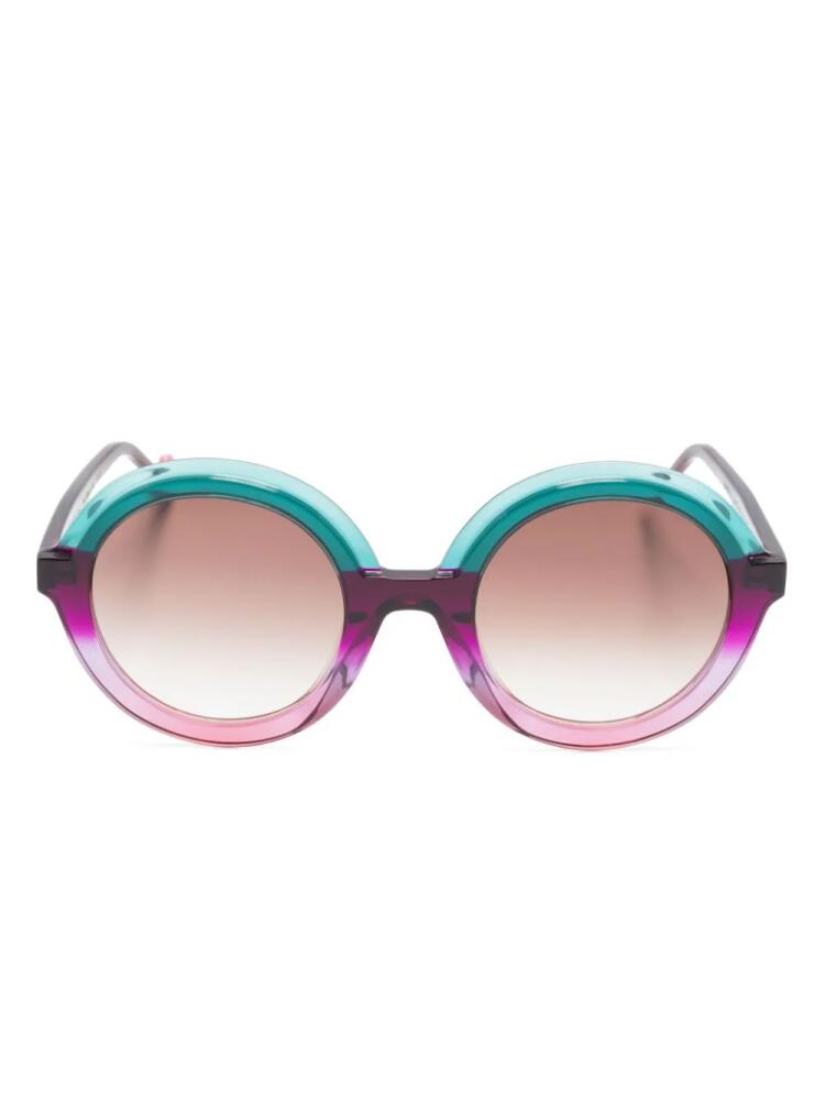 Face À Face Novva round-frame sunglasses - Purple Cover