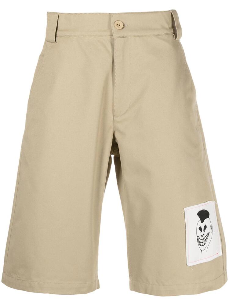 RASSVET logo-patch shorts - Neutrals Cover