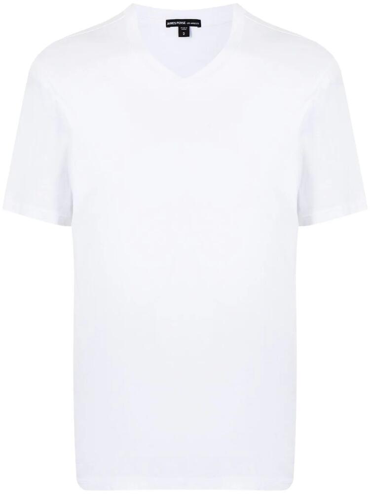 James Perse Luxe Lotus jersey V-neck T-shirt - White Cover