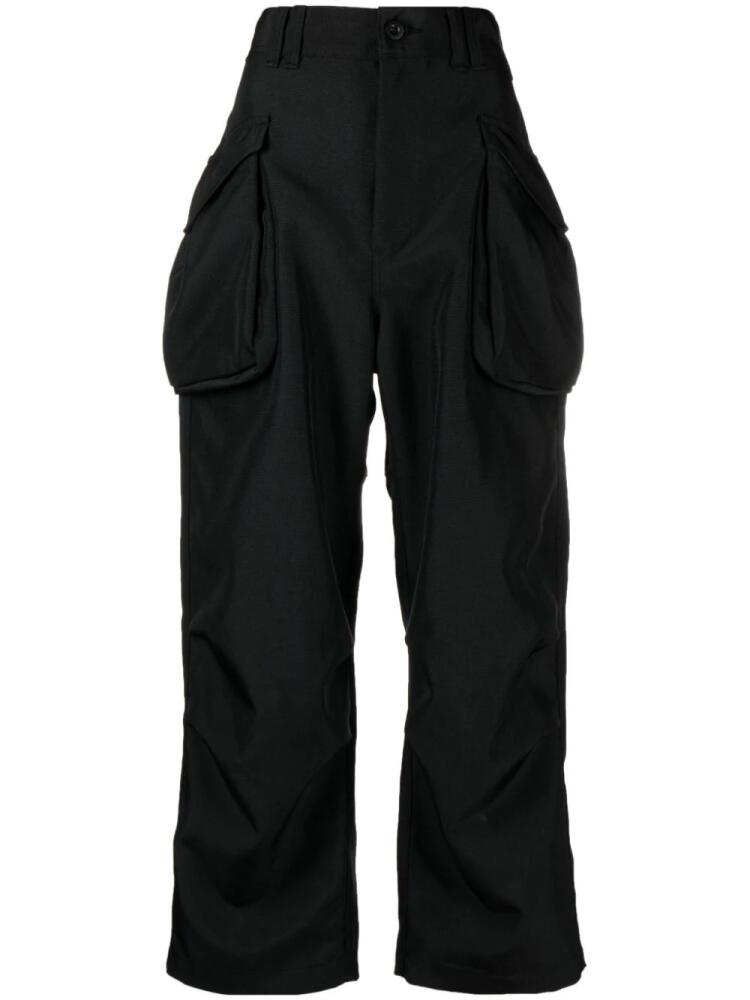 Junya Watanabe mid-rise palazzo pants - Black Cover