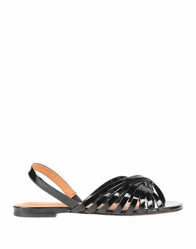 Clergerie Woman Sandals Black Leather Cover