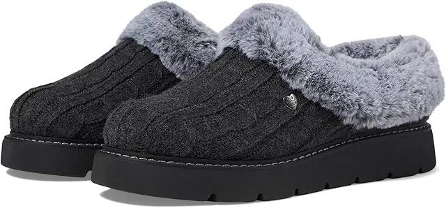 BOBS from SKECHERS Keepsakes Lite - Warm Greetings (Charcoal) Women's Slippers Cover