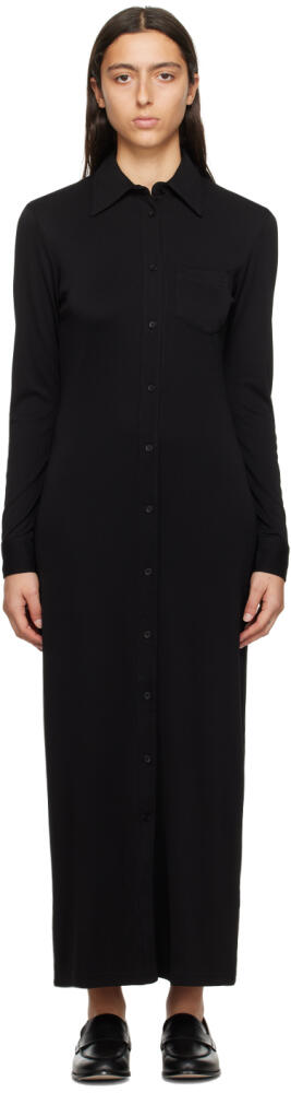 Filippa K Black Slim Maxi Dress Cover