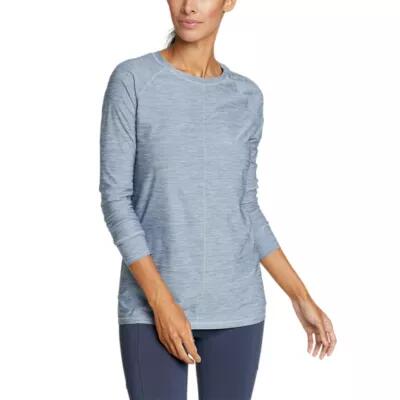 Eddie Bauer Women's Compass Essentials Long-Sleeve T-Shirt Cover