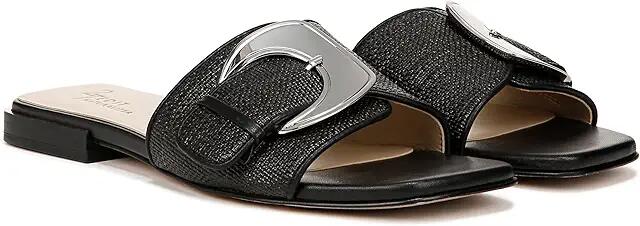 Naturalizer 27 Edit Naomi2 Slides (Black Straw Fabric) Women's Sandals Cover