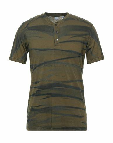 Aspesi Man T-shirt Military green Cotton Cover