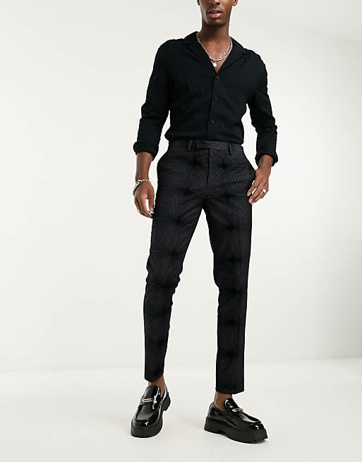 Twisted Tailor carter star suit pants in black Cover