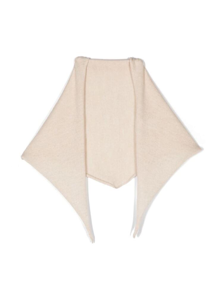 LEMAIRE rolled-trim scarf - Neutrals Cover