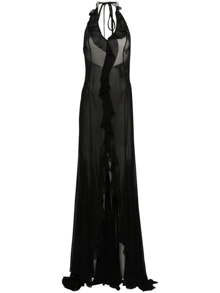 MISBHV semi-sheer maxi dress - Black Cover